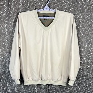 Daniel Gray Golf Cream Pullover Windbreaker Long‎ Sleeve
